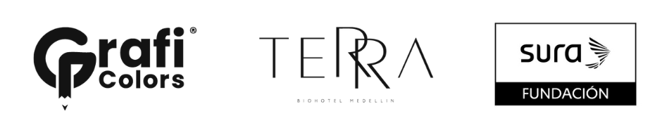 Logos Graficolors, Terra y Fundación Sura