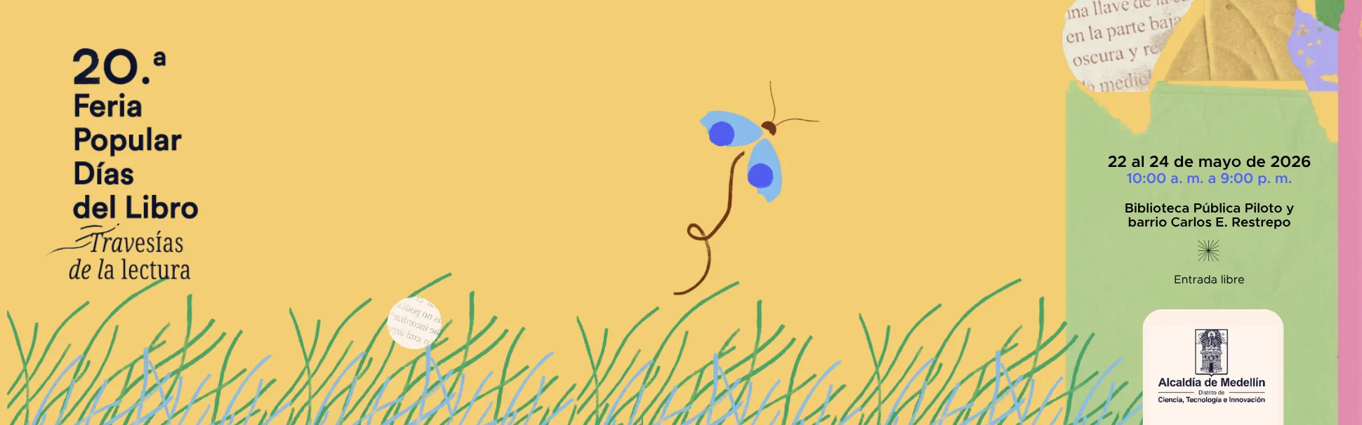 Banner 20 Feria Popular Días del Libro