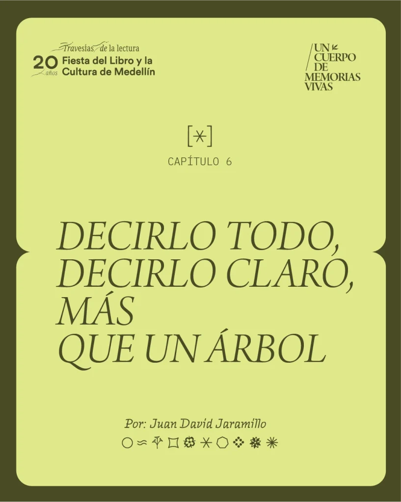 Capítulo 6 Decirlo todo, decirlo claro, más que un árbol