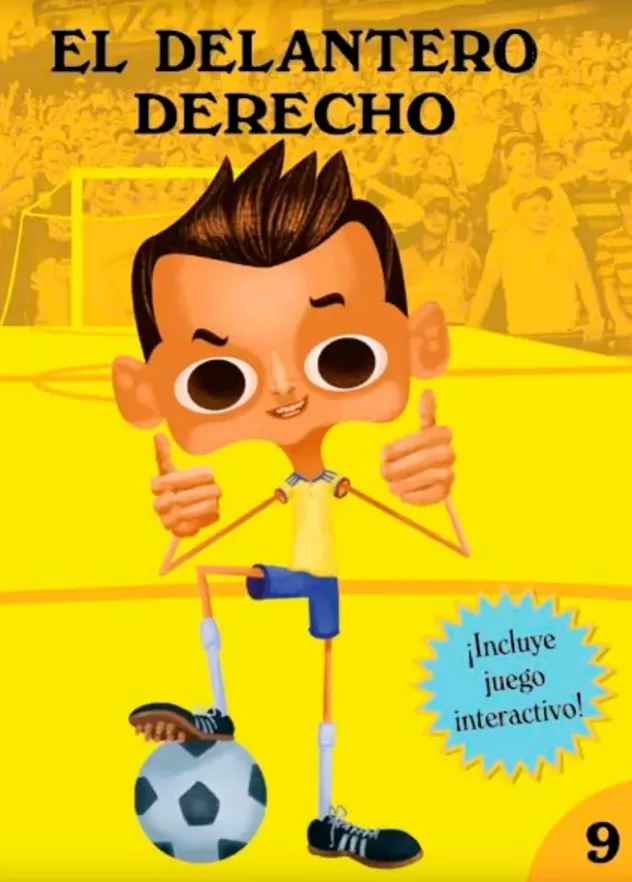 Portada Cuentico amarillo 9: El delantero derecho (2016)