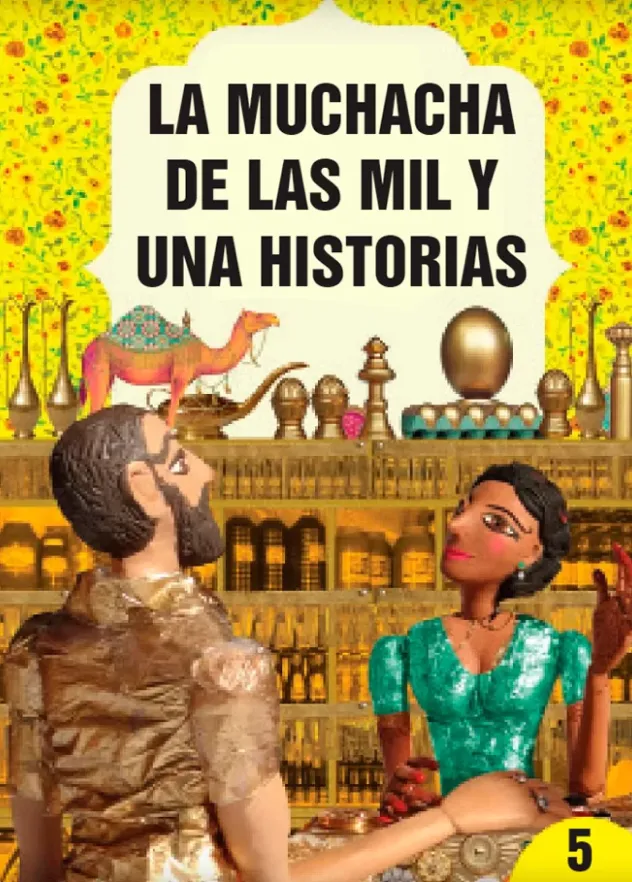 Portada Cuentico amarillo 5: La muchacha de las mil y una historias (2012)