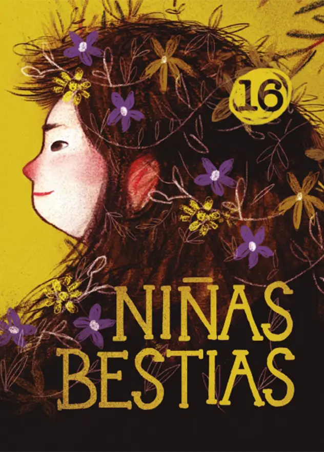 Portada Cuentico amarillo 16: Niñas bestias (2021)