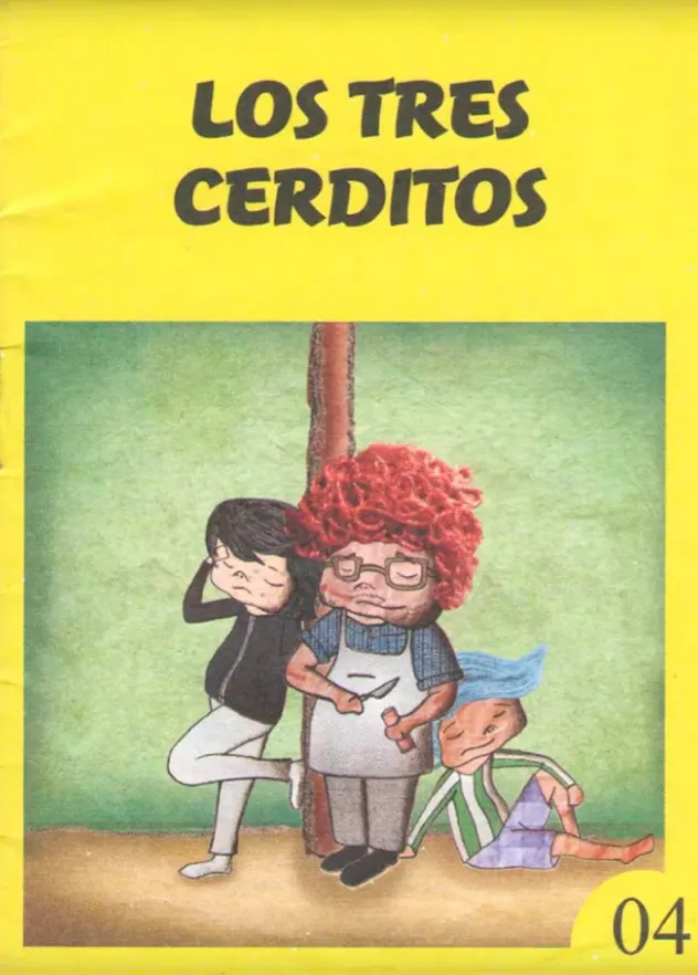 Portada Cuentico amarillo 4: Los tres cerditos (2011)