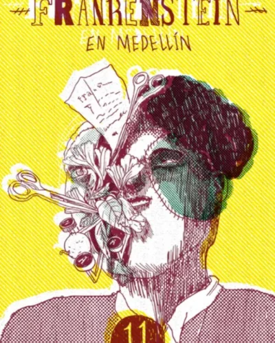 Portada Cuentico amarillo 11: Frankenstein en Medellín (2018)