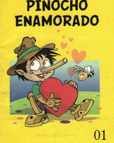 Portada Cuentico amarillo 1: Pinocho enamorado (2009)